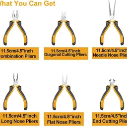 ingco 6 Pcs mini pliers set Pincer Plier image 2