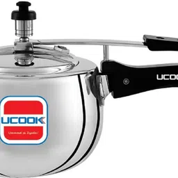 ucook By United Ekta Engg. Silvo 2 Litre Aluminium Inner Lid Non-Induction 2 L Pressure Cooker-picture-16