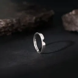 giva Sterling Silver Rhodium Plated Ring image 1
