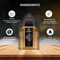 vetoni Ice King No. 1 After Shaving Lotion Red (packof 1)100ml image 2