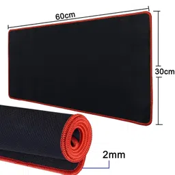 GULYGO BLACK 600*300 MM Non Slip Base Dual Sided Mousepad image 2