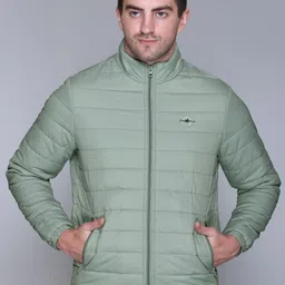 rare times Men Solid Bomber Jacket image 1