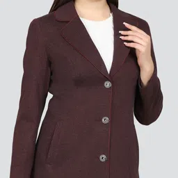 TRJ Self Design Coat For Women-image-25