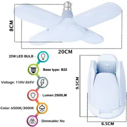 fstyler 25 W Basic Arbitrary B22 LED Bulb image 2