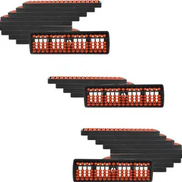 abica 17 Rod Brown Abacus Pack of 25 image 1