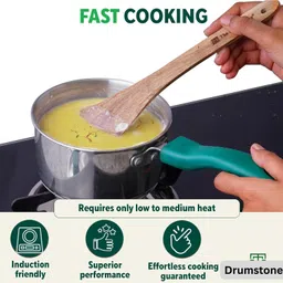 drumstone Perfect for Daily Cooking & Festive Use – Milk Pan 5 cm diameter with Lid 5 L capacity image 3