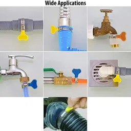 eseksafar 3 type 6pc Butterfly Hose Clamp/Pipe clip size 20mm, 24mm & 33mm set Hose Clamps image 5