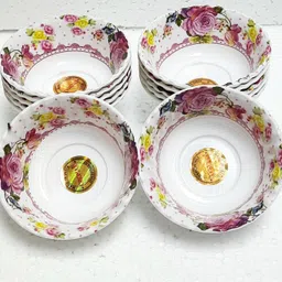 radhe crockery Pack of 40 Melamin Dinner Set image 4