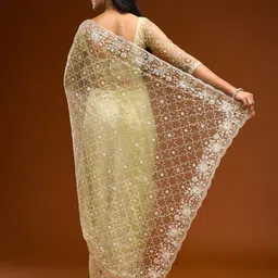 kasee Embroidered Bollywood Net Saree image 5