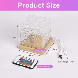 dazzel flex Dynamic Ocean Wave Projection Light, USB Powered, For Bedroom, Livingroom, Night Lamp image 5