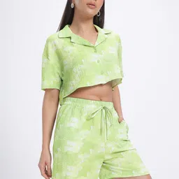glitchez Shirt Regular Shorts Co-ords Set-picture-35