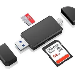 THE MOBILE POINT 2in1 USB Type C,USB 3.0 and Micro USB,OTG,Memory Card|Portable TF, SD, Micro SD Card Reader-image-57