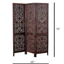 shilpi Handcarved Mdf Branco Room Divider Seprator image 3