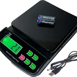 NIBBIN 10Kg Digital Weight Machine with Fast Response Sensor for Home, Kitchen & Shop Weighing Scale image 1