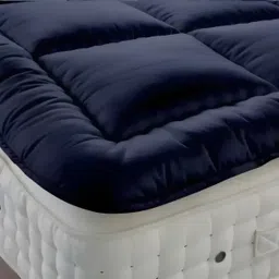 jaipurlinen King Size Mattress Topper Cotton Breathable, Stretchable Mattress Cover image 2