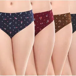 dixcy josh Pack of 4 Women Hipster Multicolor Panty image 1