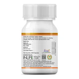 INLIFE Tocotrienols & Wheat Germ Oil With Tocopehrols Vitamin E, 30 Capsules image 4