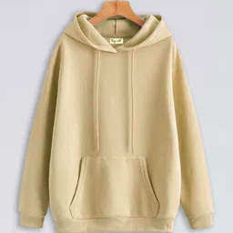 being wanted Women Full Sleeve Solid Hooded Sweatshirt-picture-22