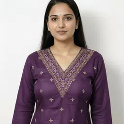 vishvas Unstitched Art Silk Kurta Fabric Embroidered-picture-48