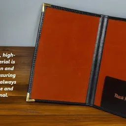 artistery Leather Bill Folder for Hotel and Restaurant, Check Presenter image 3