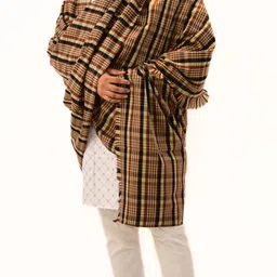 Vrinde Wool Checkered Men Shawl-picture-25