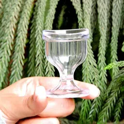 witsoul Pack of 2 Plastic Eye Wash Cups for Effective Eye Cleansing - Eye Shaped Rim,(TRANSPARENT) image 4