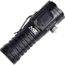mz M936 (METAL LED TORCH)5 Modes Flashlight, Super Bright 120W LED Light Torch image 2