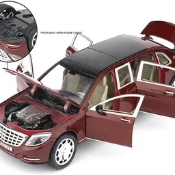 magicwand 1:24 Die-Cast Metal Maybach with 6 Openable Doors and Pull Back Lights & Music-picture-28