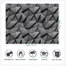 flipkart smartbuy Decorative Multicolor Wallpaper image 2