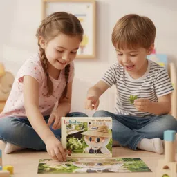 pixplay Labubu 4-in-1 Jigsaw Puzzles for kids image 3