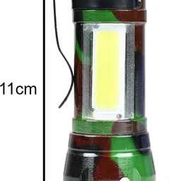 ecosky ZOOM TORCH PORTABLE USB RECHARGEABLE FLASHLIGHT WITH 3 MODES Torch image 5