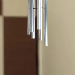 lilone 7 Pipe Silver for Home Decor Aluminium Windchime image 3