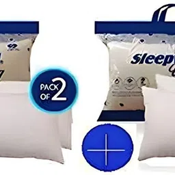 sleepwell Pillow Set || Comfort And Support Pillow Microfibre Solid Sleeping Pillow Pack of 4-picture-17