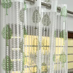 keshav fab 274 cm (9 ft) Long Door Net Transparent Curtain (Pack Of 2)-picture-10