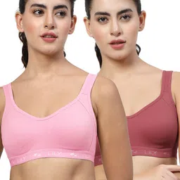 lily Pack of 2 Women Sports Non Padded Bra-picture-11