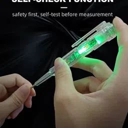 dr.gadget Electrical Tester Pen Voltage Sensitivity Compact Pen Dual Color LED Light Digital Voltage Tester image 3