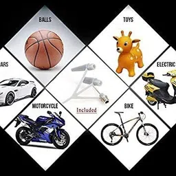 keetoz Aluminum Alloy Portable Floor Foot Activated Bicycle Air Pump Bicycle Pump image 4