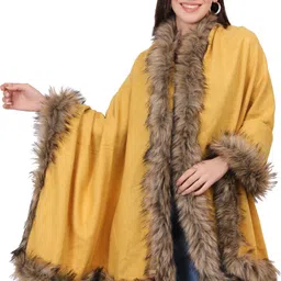 Pashtush Wool Solid Women Shawl image 1