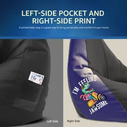 star XXXL Felling jawsome Classic Bean Bag Filled With Beans Teardrop Bean BagWith Bean Filling image 2