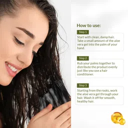 lotus botanicals 100% Pure Aloe Vera Gel with Vitamin E | Soothing Gel for Skin and Hair image 5