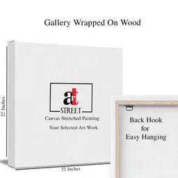 art street Multicolour Engineered Wood Art Print image 2