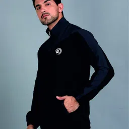 noor hubs Men Solid Sports Jacket image 4