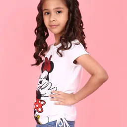 V-Mart Girls Graphic Printed Cotton T-shirt image 5