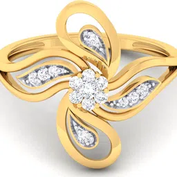 avsar AVR930YA 18kt Diamond Yellow Gold ring-picture-12