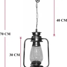 somil Antique Pendent Light/ Hanging Lamp Of Lantern Design Pendant Lamp Ceiling Lamp image 3