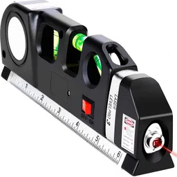 3-in-1 Multipurpose Laser Level Pro 3 with Measuring Tape, Horizontal & Vertical Non-magnetic Line Level-image-6