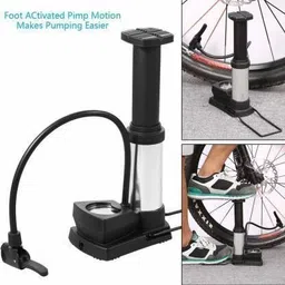 pfutsero Aluminum Alloy Portable Floor Foot Bicycle Air Pump Ball, Car, Bicycle, Pump Bicycle, Car, Ball, Football Pump Pump-picture-18