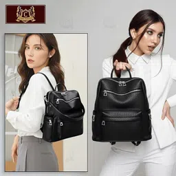 classic smuggler Medium 25 L Backpack Bags for Women/Girls Handbag Purse Office Travel College image 5