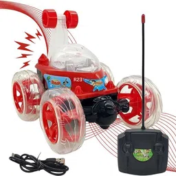 nishchal BEN-10 Rechargeable- Remote Control 360 Degree Rotating Stunt CAR for Kids R23-picture-15