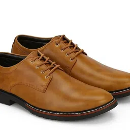 amz trade Redstripe Tan Formal shoes Outdoors For Men image 2